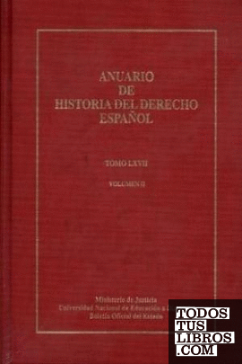 Anuario de Historia del Derecho Español 1997 Volumen LXVII