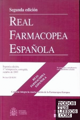 Real Farmacopea Española. Segunda edición