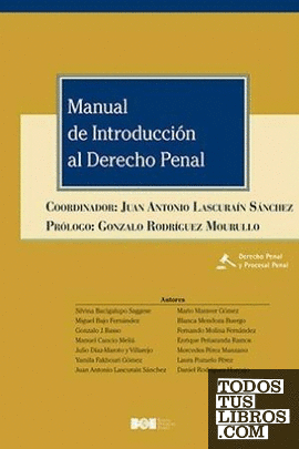 Manual de Introducción al Derecho Penal