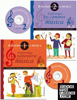 JUGUEMOS CON LA MUSICA (2 TOMOS+2 CD)