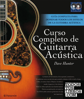 CURSO COMPLETO DE GUITARRA ACUSTICA - (1 Vol. + 2 Cds)