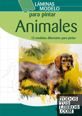 Láminas modelo para pintar animales