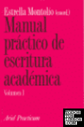 Manual práctico de escritura académica, I
