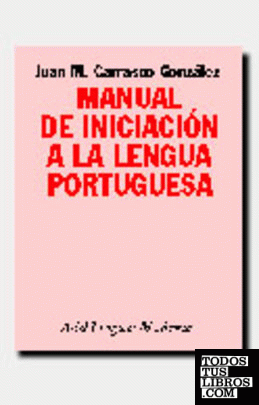 Manual de iniciación a la lengua portuguesa