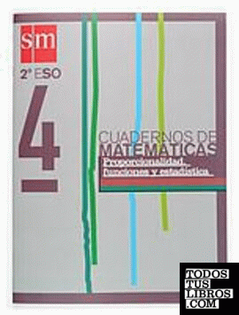 Cuadernos de matemáticas 4. 2 ESO. Proporcionalidad, funciones y estadística