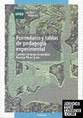 Formulario y tablas de pedagogía experimental