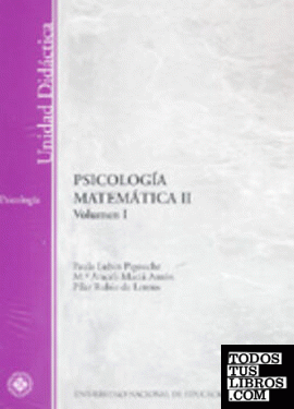 (3 VOL.) UD. PSICOLOGIA MATEMATICA II