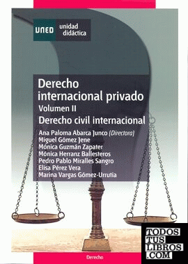 Derecho internacional privado. Vol-II. Derecho civil internacional