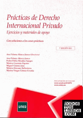 Prácticas de Derecho Internacional Privado. 7ª Edición