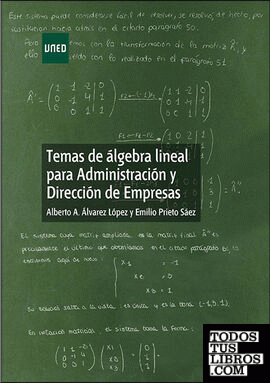 Temas de álgebra lineal para administración y dirección de empresas
