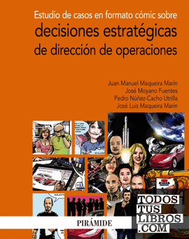 Estudio de casos en formato cómic sobre decisiones estratégicas de dirección de operaciones