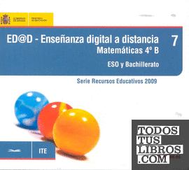 Ed@d - enseñanza digital a distancia. Matemáticas 4º b. ESO y bachillerato