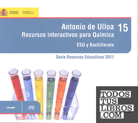 Antonio de Ulloa. Recursos interactivos para química. Eso y Bachillerato