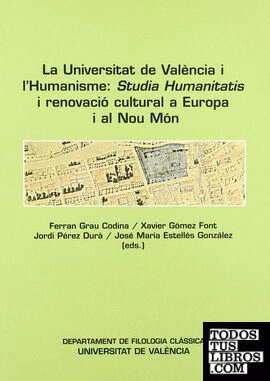 La Universitat de València i l'humanisme
