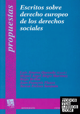Escritos sobre derecho europeo de los derechos sociales