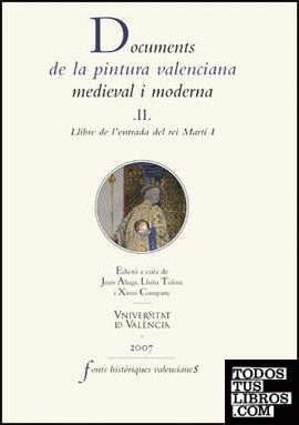 Documents de la pintura valenciana medieval i moderna II.