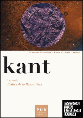 Kant. Leyendo Crítica de la razón pura