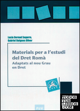 Materials per a l'estudi del Dret Romà