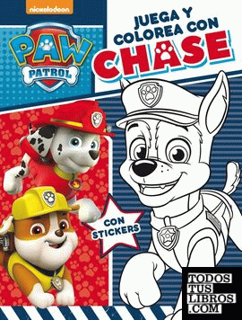 Juega y colorea con Chase (Paw Patrol | Patrulla Canina. Actividades)