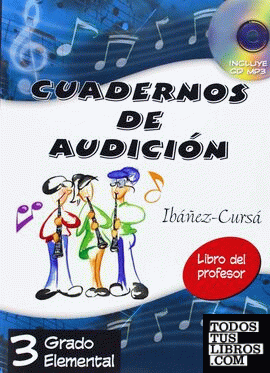 CUADERNOS DE AUDICIÓN VOL.3 - PROFESOR (NUEVA EDICIÓN) CUADERNOS DE AUDICIÓN VOL.3 - PROFESOR (NUEVA EDICIÓN)