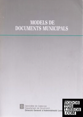 Models de documents municipals