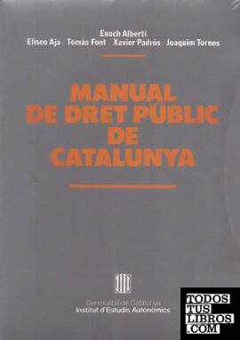 Manual de dret públic de Catalunya