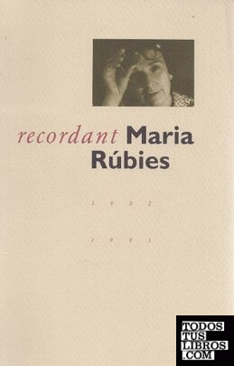 Recordant Maria Rúbies Recordant Maria Rúbies