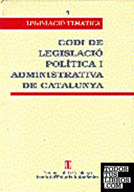 Codi de legislació política i administrativa de Catalunya