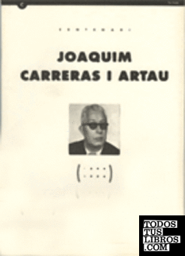 Centenari Joaquim Carreras i Artau (1894-1994)