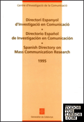 Directori espanyol d'investigació en comunicació 1995