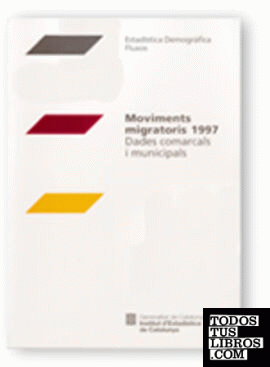 Moviments migratoris 1997. Dades comarcals i municipals