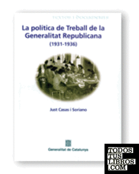 política de treball de la Generalitat republicana (1931-1936)/La