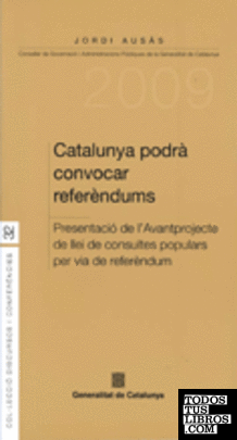 Catalunya podrà convocar referèndums
