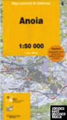 Mapa comarcal de Catalunya 1:50 000. Anoia - 06