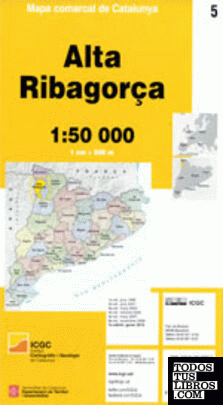 Mapa comarcal de Catalunya 1:50 000. Alta Ribagorça - 05