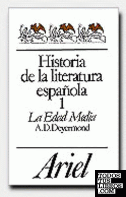 Historia de la literatura española, 1 La Edad Media