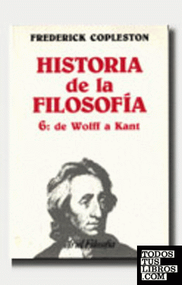 Historia de la filosofía 6: De Wolff a Kant
