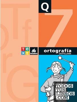 Quadern Ortografía castellana 7