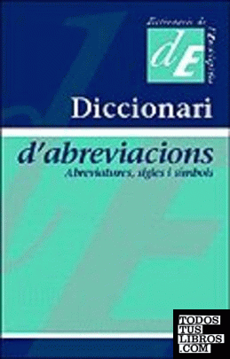 Diccionari d'abreviacions