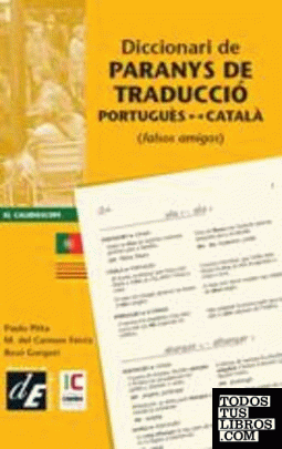 Diccionari de paranys de traducció portuguès-català