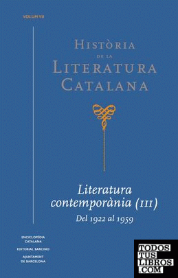 Història de la Literatura Catalana Vol. 7