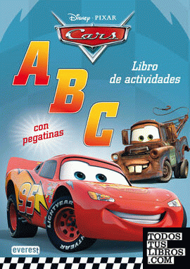Cars. ABC. Libro de actividades con pegatinas