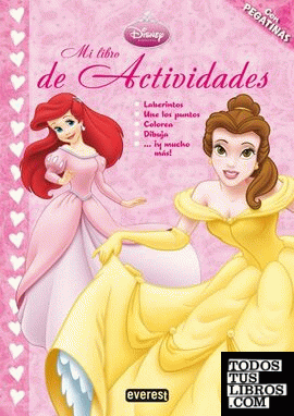 Princesas Disney. Actividades Con 1000 Pegatinas de DISNEY LIBROS  978-84-9951-003-3