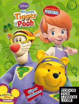 Mis Amigos Tigger y Pooh. Súper Sabuesos. Libro de colorear con pegatinas