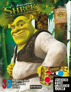 Shrek 4. Libro en 3D con gafas