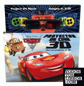 Cars 2. Libro con proyector de cine 3D