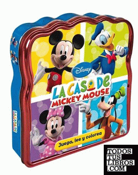 La casa de Mickey mouse. Juega, lee y colorea
