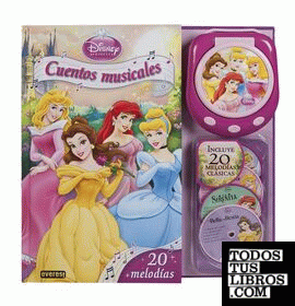 Princesas Disney. Cuentos musicales. Libro con reproductor musical