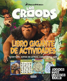 Los Croods. Libro gigante de actividades