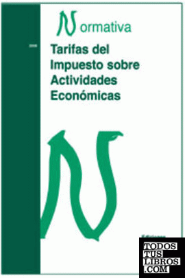 Tarifas del impuesto sobre actividades económicas, normativa 2006